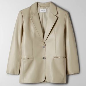 Aritzia Smith Blazer in sand 2xs